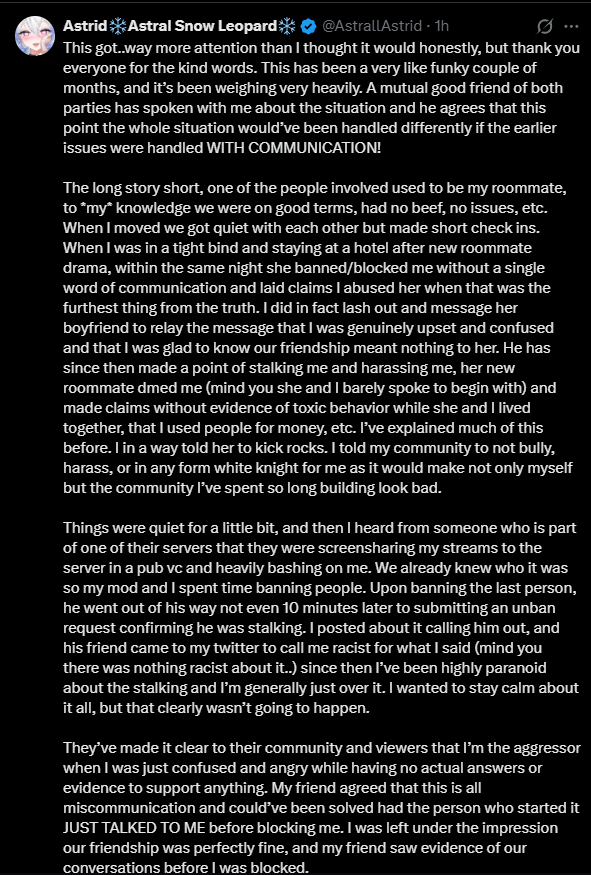 urlocalmilkmaid's tweet photo. Hey @AstrallAstrid here's what was ACTUALLY said by me (the ONLY thing said by me btw) to clear up your one sided victim-complex induced psychosis post <3 The ONLY person perpetuating the drama is you. Get therapy, seek help. https://t.co/hSmE9159nV