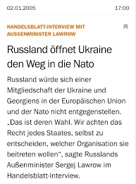 Nur zur Erinnerung, weil ja gerne der NATO die Schuld an dem Krieg gegeben wird. 

Vor 21 Jahren: