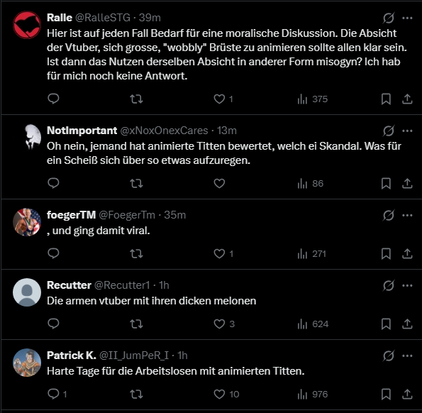 Ich äußere mich im Normalfall zu solchen Themen nicht.

Aber dadurch dass gerade mal wieder Vtuber mit anderen Communities kollidieren wollt ich euch Süßis nur Eines sagen:

Someday wird Vtubing nicht mehr übersexualsiert, dumm kommentiert, mit Vorurteilen behandelt oder gar