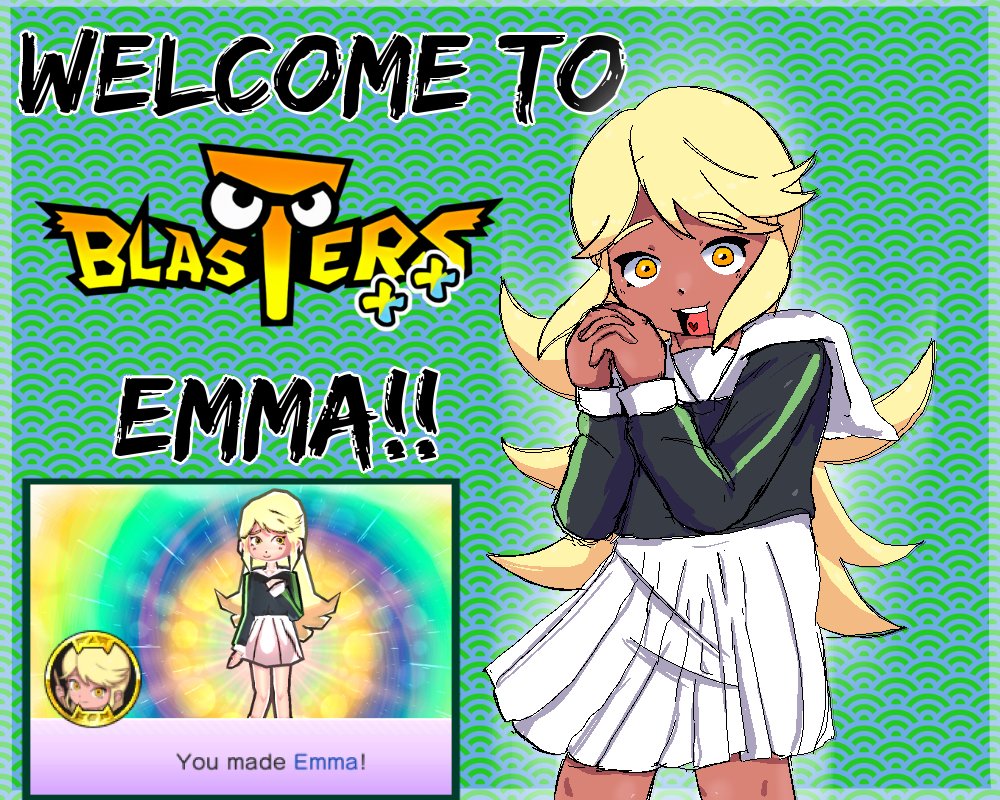 I'm happy to finally reveal that Daiouji Emma has joined the cast of Blasters ++ !!! 

She was a lot of effort from the whole team and I put a lot of thought into her! My favorite character making her first playable appearance ever! 

Have fun and Blast on!