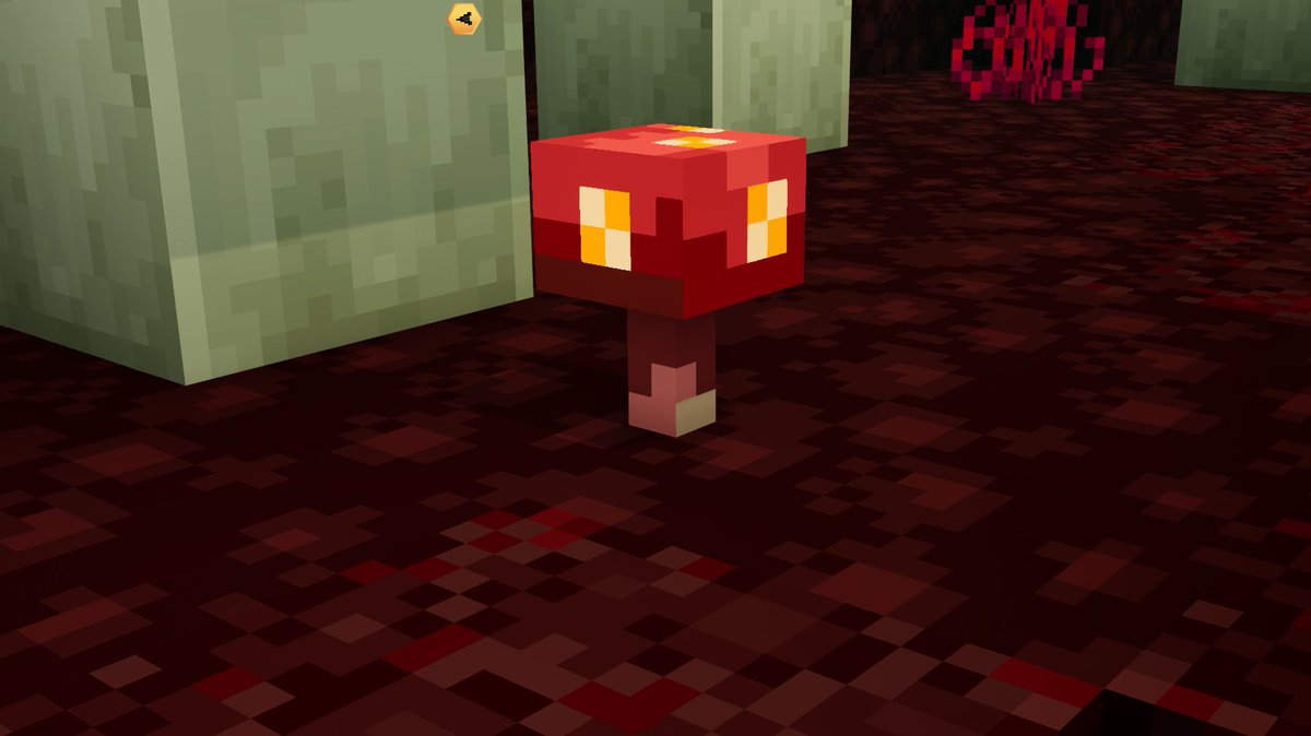 Mmmmm... Minecraft Dungeons crimson fungus... 😋