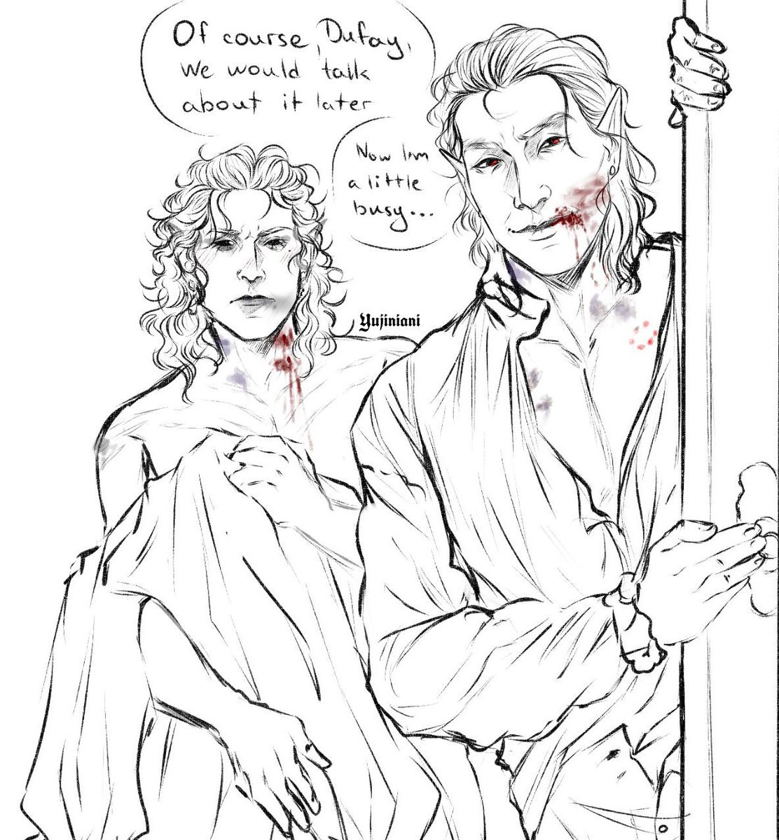 "Close that door, Caz!" 

#BaldursGate3 #CazadorSzarr