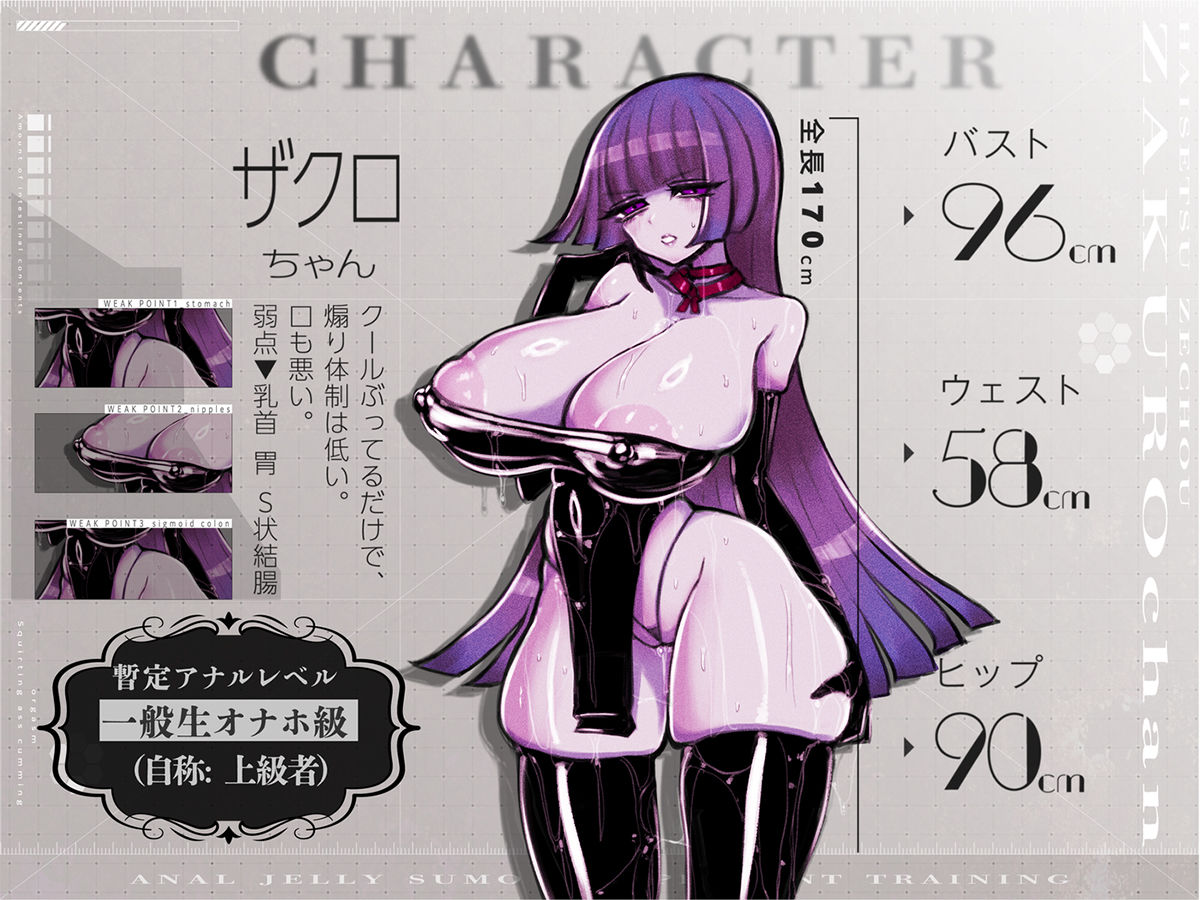 ザクロちゃんのアナルゼリートレーニングボイス作品、Fanzaでも出ました〜 