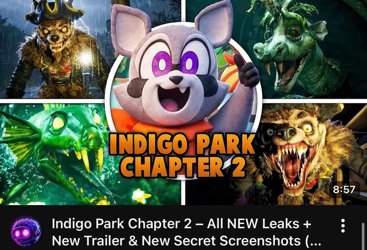 IndigoParkNews's tweet image. Was thinking about commenting on this - if you don’t know any better be careful when seeing thumbnails such as this pop up on your feed.

None of these are official or made by any of the team. It’s extremely disrespectful to feed their hard work to ai so don’t do this please ✌️