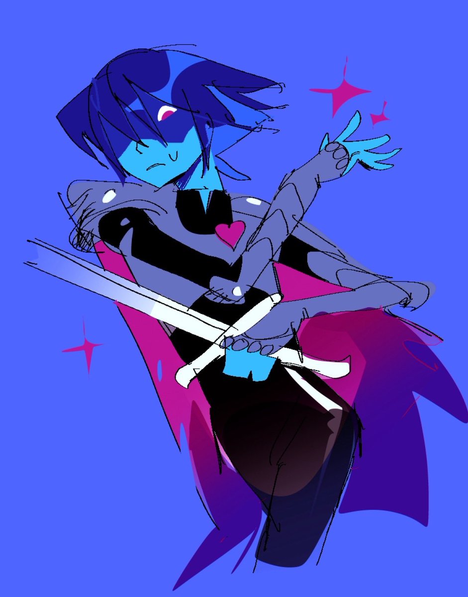 miniaturekeytar's tweet image. deltarune is like a niche 90s anime to me