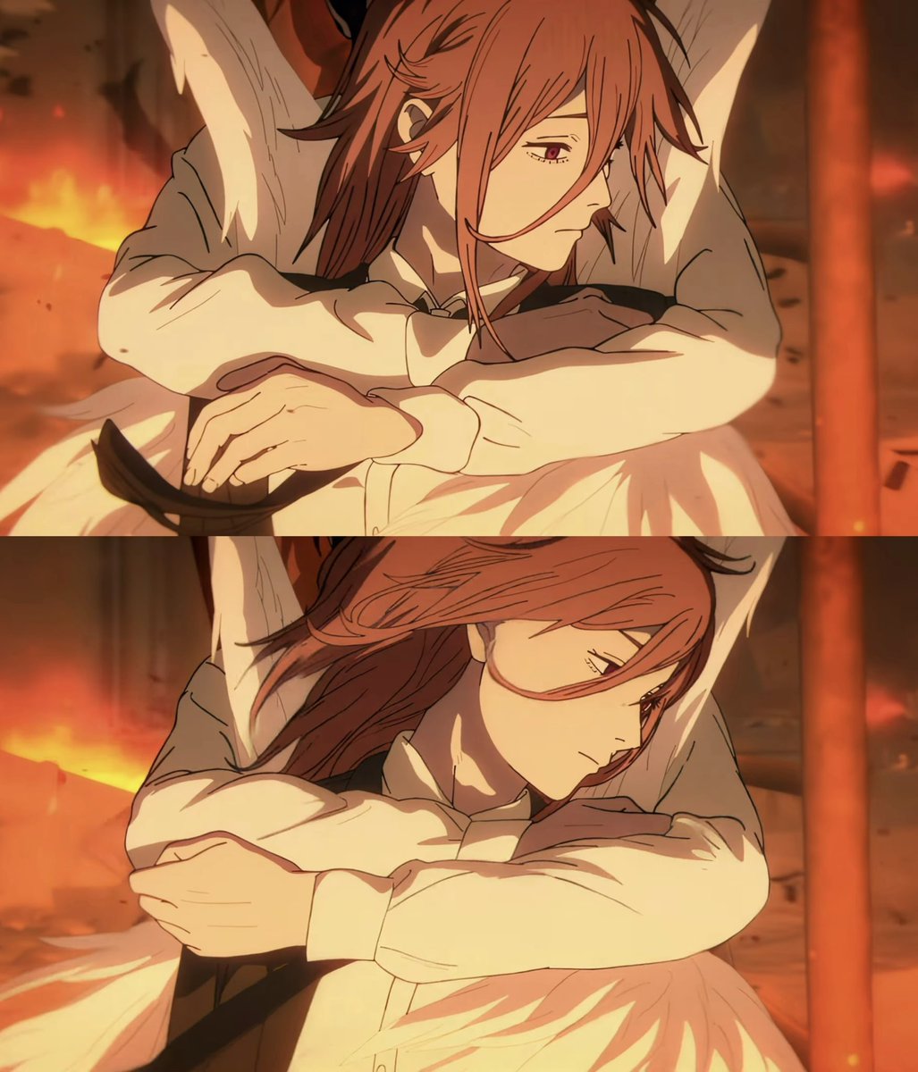 pureleafyy's tweet image. aki wrapping his arms entirely around angel &amp;amp; embracing him so firmly so that his wings fold &amp;amp; are protected from the wind im SICK 😭 i loved this added detail not only bc it makes sense but the closeness…the comfort…the raw honesty &amp;amp; their true feelings being released