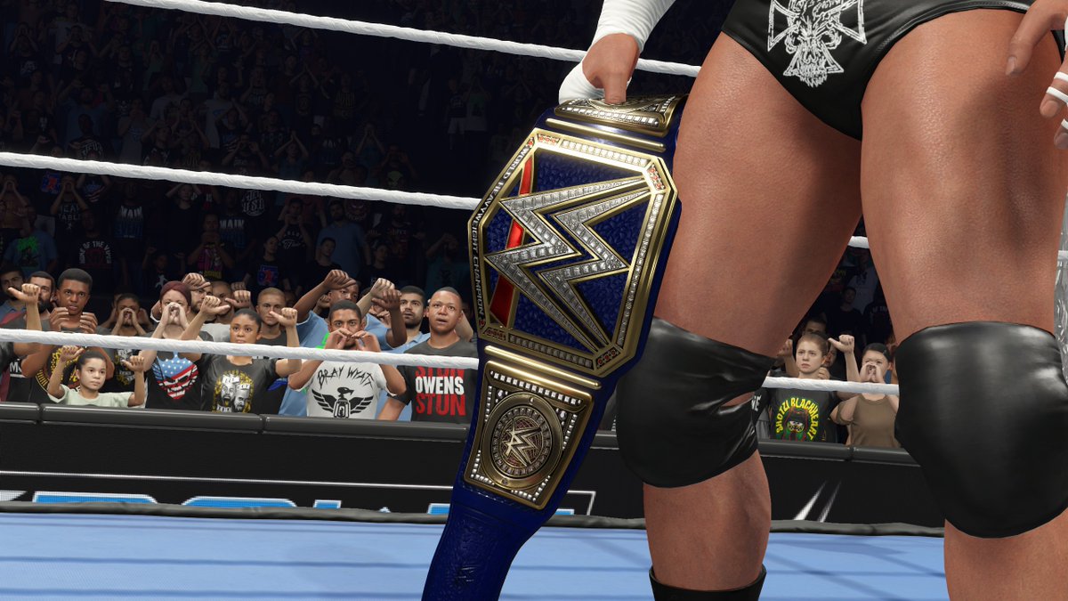 wr3d_network's tweet image. New Big Logo model mod in progress: 

-sharper/better main plate, no longer deforms around the waist 
-added more shine to the strap
-you can now change the strap color without it affecting the back (remains black) or the plates  

#WWE2K25