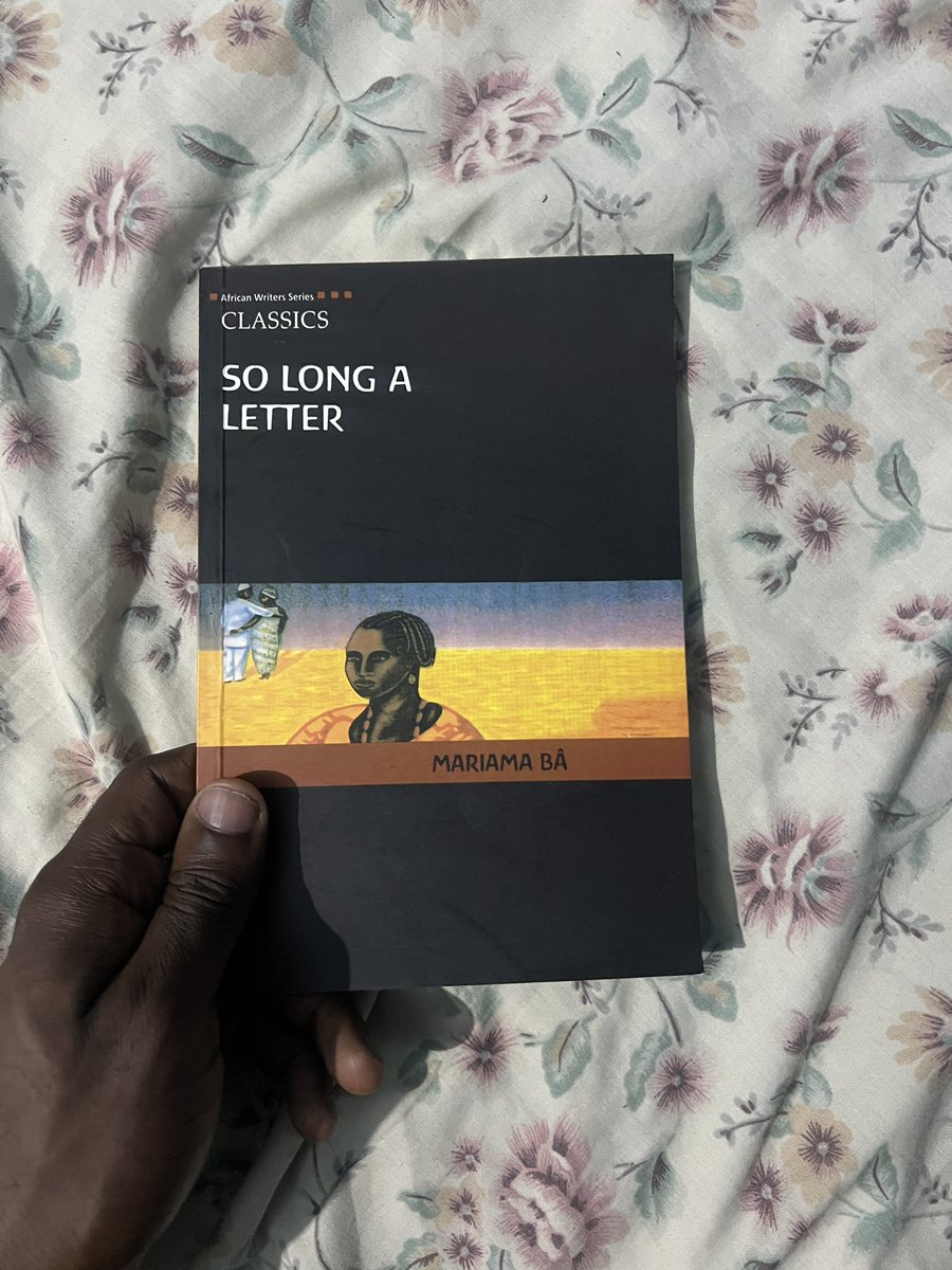 It is 11pm and I will now be attempting to read So long a letter by Mariama Bâ in one sitting.