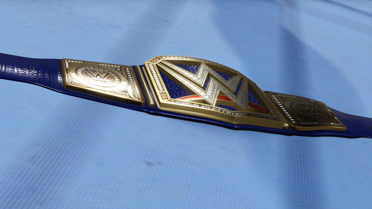 wr3d_network's tweet image. New Big Logo model mod in progress: 

-sharper/better main plate, no longer deforms around the waist 
-added more shine to the strap
-you can now change the strap color without it affecting the back (remains black) or the plates  

#WWE2K25