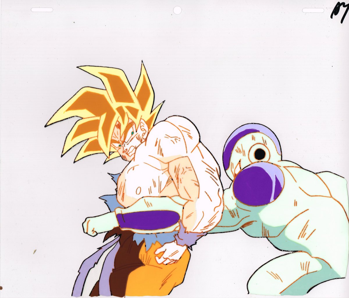 孫悟空 「Dragon Ball Z Animation Cel Scan of Supe」|mariomario64646464のイラスト
