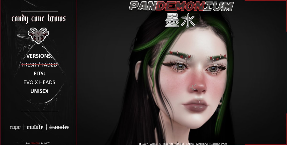 outlaw_returns's tweet photo. candy cane brows @ wasteland on 12/30

taxi: https://t.co/hyu135avkv

☆fits evo x heads
☆unisex

linktree: https://t.co/i5e4Ct2GPD https://t.co/xiDEBT9SIr