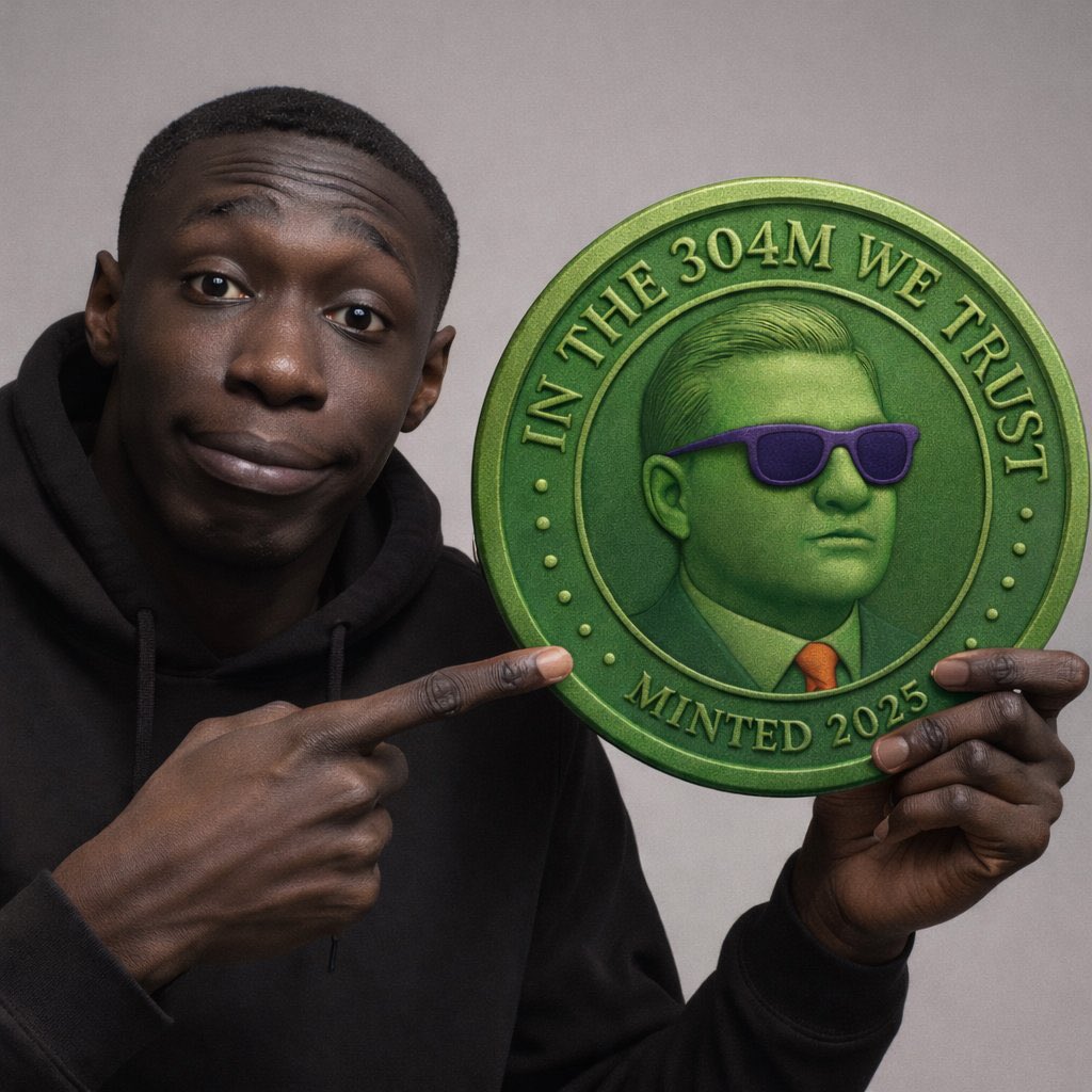 _sol_huntr_'s tweet photo. Take it or leave it
#304M is verified
No snoozing
All you need for your financial stability is $304M donโt miss this golden opportunity
CA: 4gkcA6uqwcy2iQvswUjWuSQfJBWQPqbZniK6dHsUnq3t
@304M_Official https://t.co/rTq9IuqFe8