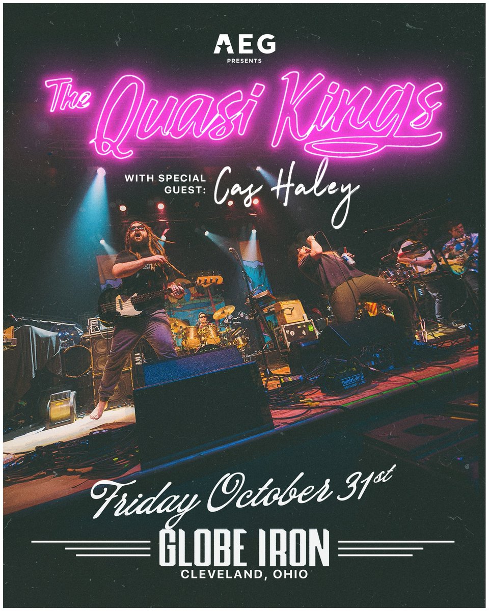 SkudaProduction's tweet image. Next up on my lighting plots of 2025 we have @TheQuasiKings  Halloween show at @globeironcle  with Cas Haley and Vibe &amp;amp; Direct! It was a night full of tricks, treats, and spooky good vibes, and a blast to light!
📷 Brooke Shaw