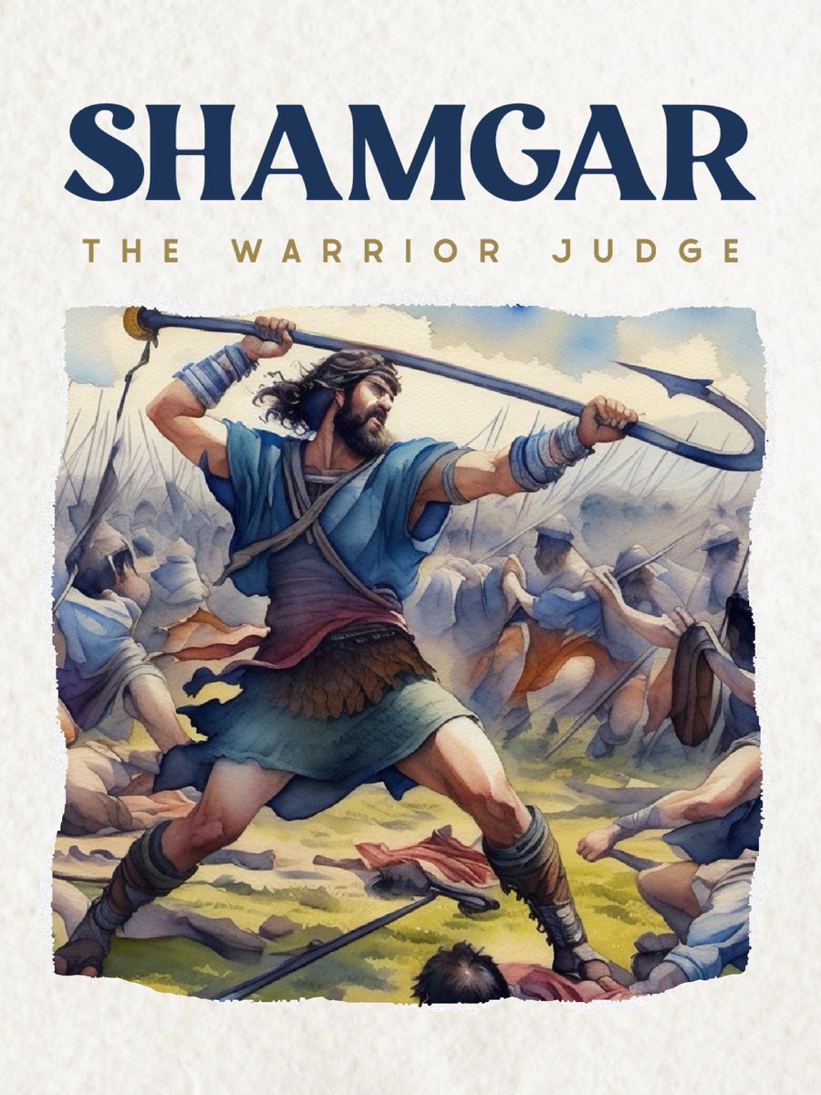 JoshuaBarzon's tweet image. 🧵 Forgotten Characters of the Bible
Shamgar, the Warrior Judge

One of Scripture’s most overlooked figures is Shamgar. A judge who was outnumbered 600 to 1… and won. His story takes just 1 verse of scripture, yet even that brief account points us forward to Christ...🧵👇🏼