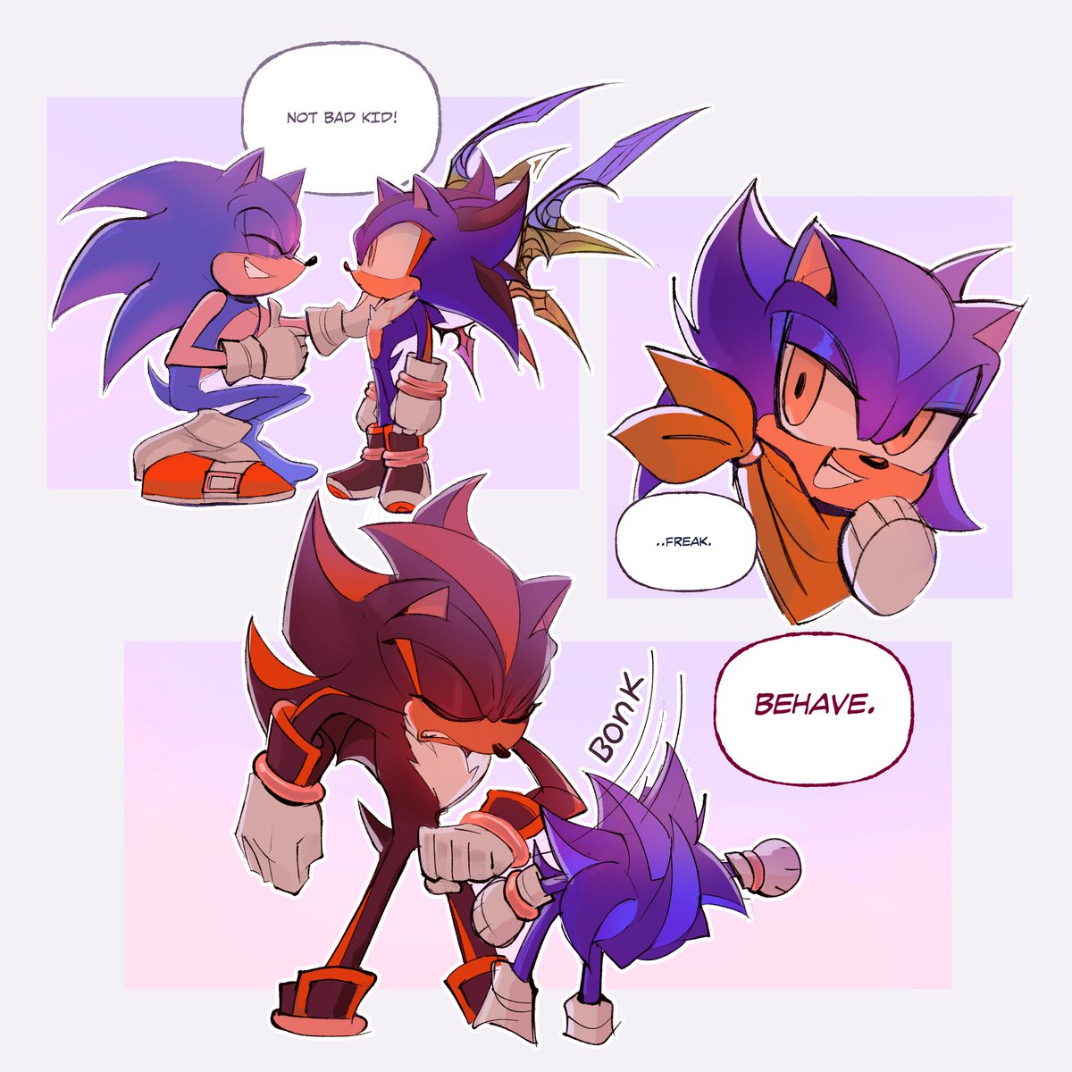 family bonding ft Breaker and Dusk 🌔🌒 #sonadow #Fankid #SonicTheHedgehog #ShadowTheHedgehog