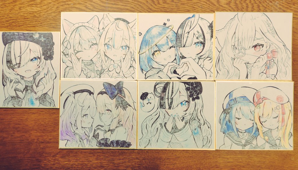 色紙一覧です！ 頑張れたらもう1枚増えます！！