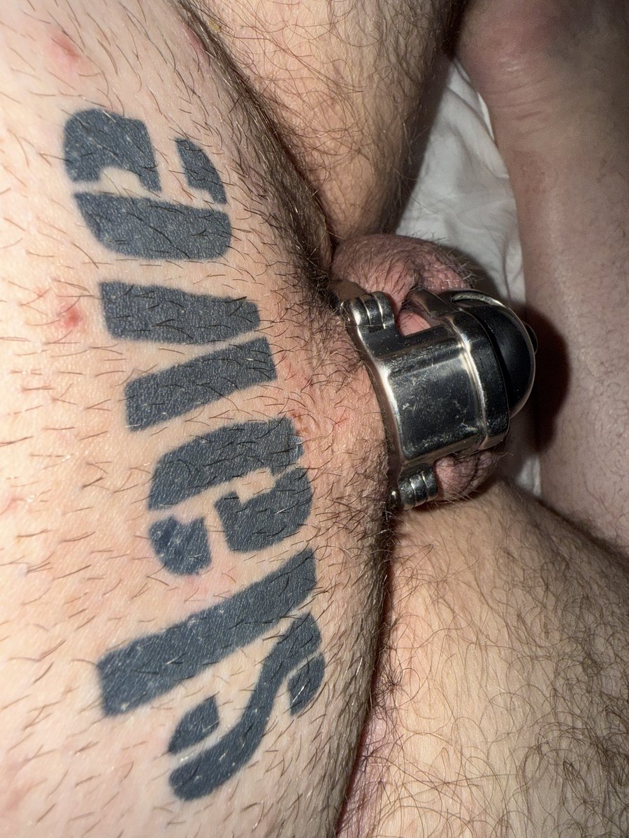 Permalocked - 467 since I last wanked my pathetic nub and sealed it in its titanium cage with a locked rod through my PA. My Steelwerks Short Story makes sure my balls are always full and I’m constantly horny. #lockedinwerks #gaychastity #chastityslavss