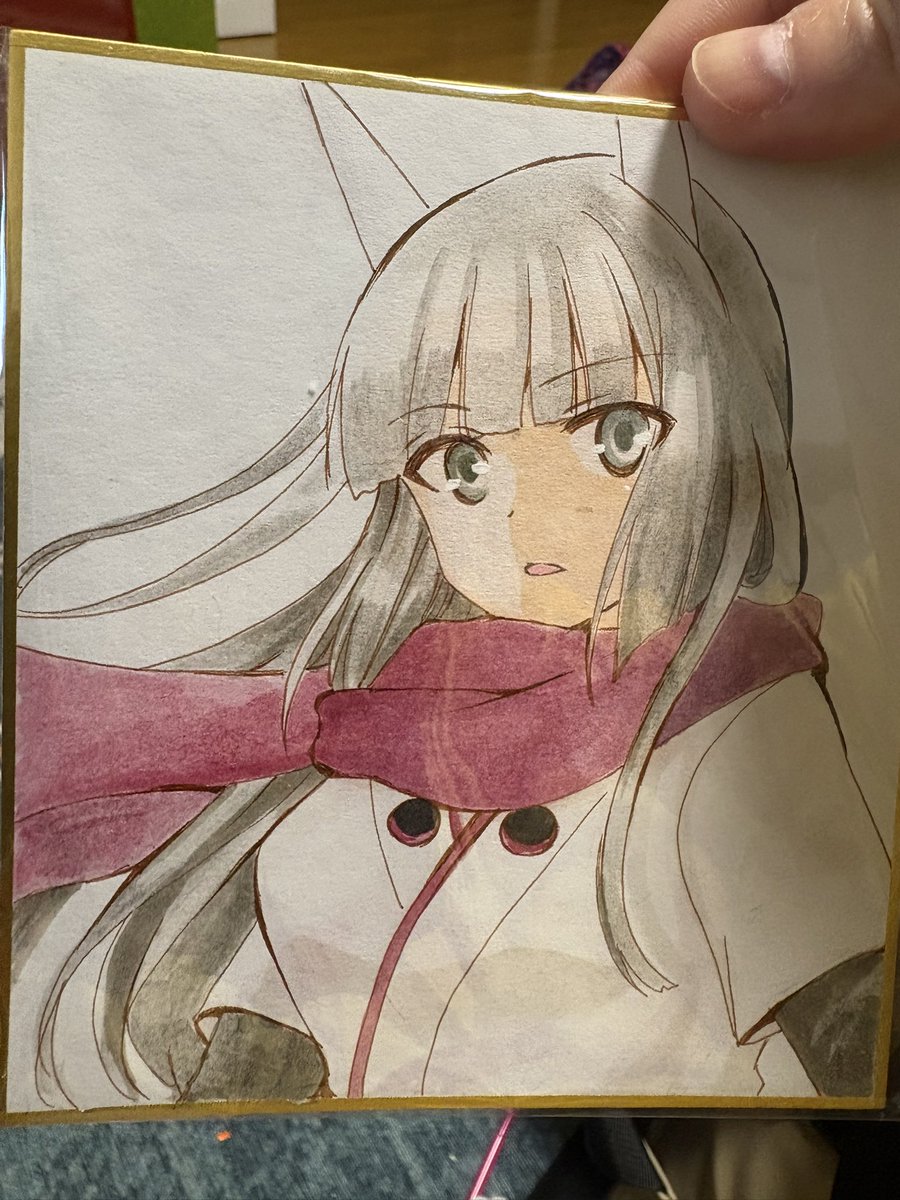 ぴこぴこの色紙はこちらの三枚