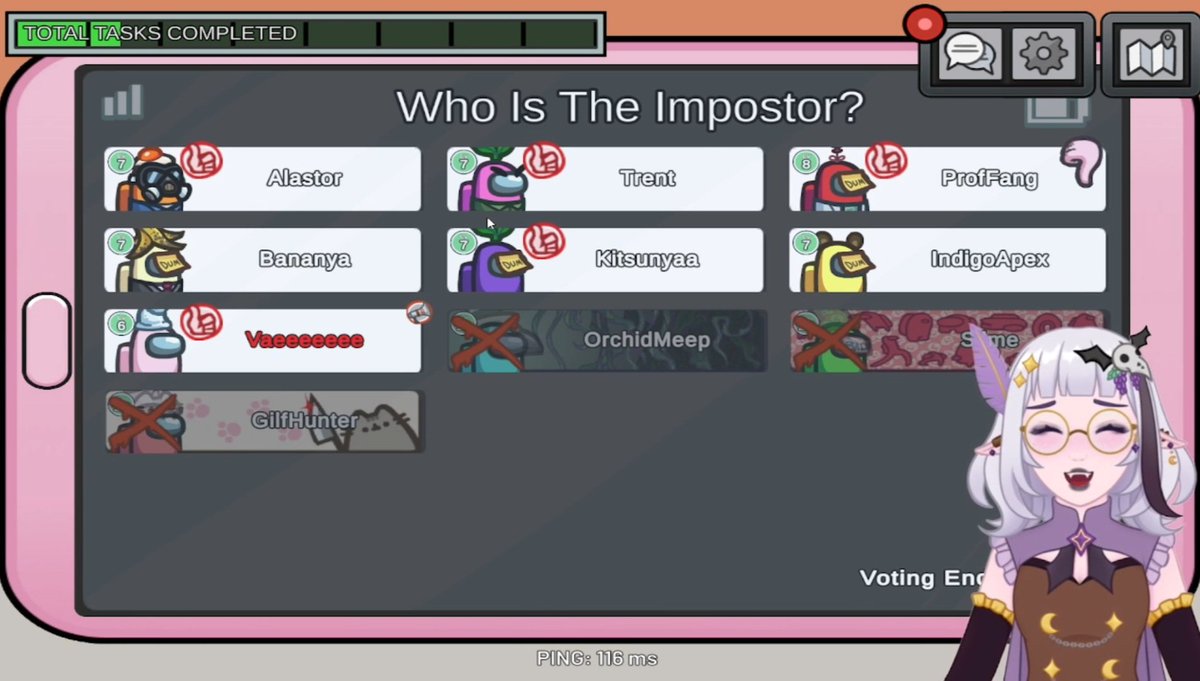 The face of someone trying desperately to laugh silently while listening to <a href="/ProfFang665/">Prof. Fang ☕️🐺 VTuber</a> absolutely crashing out after I boldly murdered <a href="/BrainDeadSlime/">BrainDeadSlime</a> behind the murder satellite 😂

My favorite moment of last night 100%