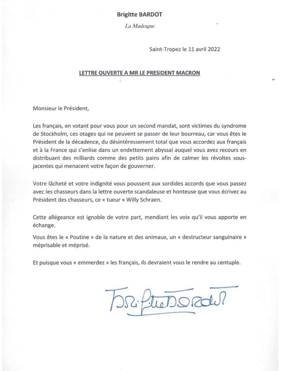 Brigitte, tu nous manques déjà. ❤️