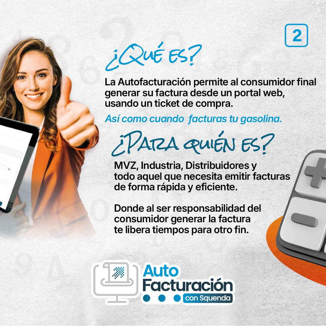 SQUENDA's tweet photo. 📄 ¡Deja de facturar manualmente!

Auto Facturación Squenda:
✅ Tus clientes facturan SOLOS desde web

🔥 Promo EXCLUSIVA usuarios:
6 meses GRACIA o 500 facturas

📅 Hasta 31 ENE 2026

📲 Detalles:
https://t.co/DdtI1zmgdD
informes@squenda.com.mx

#AutoFacturación #SmartZooft https://t.co/2MDBtQyUee