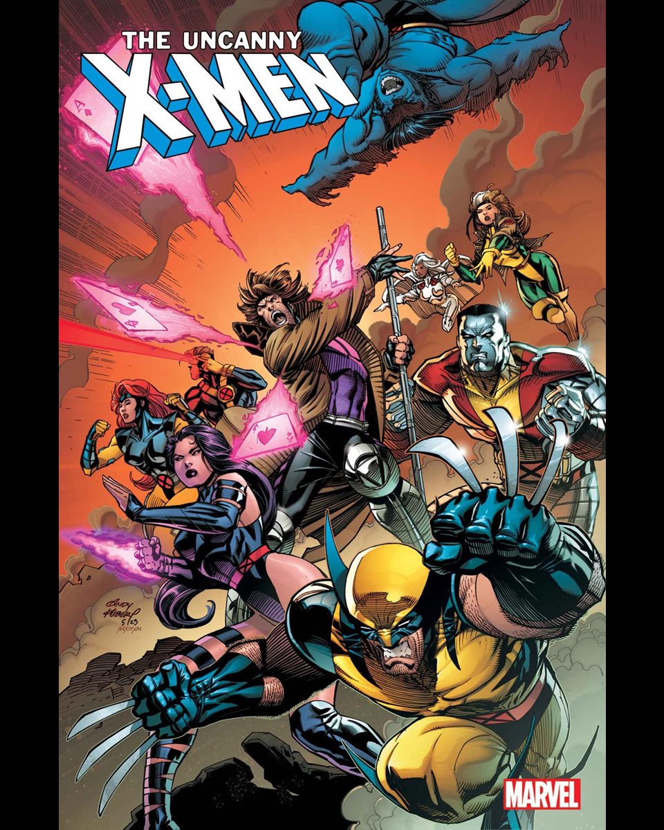 ClassicXMen's tweet image. Uncanny X-Men #1 — Andy Kubert variant cover from August 2024.