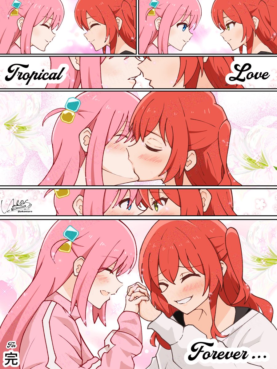 A story about Kessoku Band that apparently has a kissing scene in their next music video part 8 (Final episode)