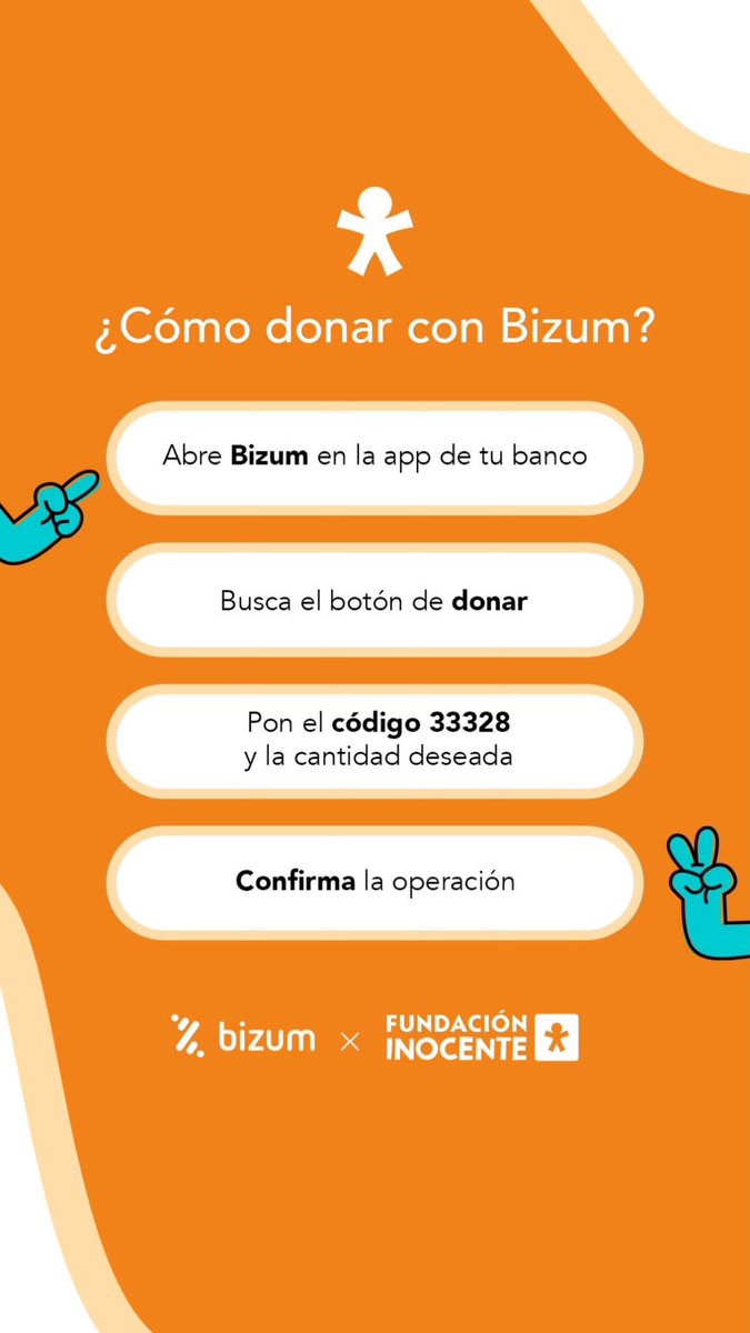 Así puedes realizar tu donativo a través de Bizum

#GalaInocenteRTVE