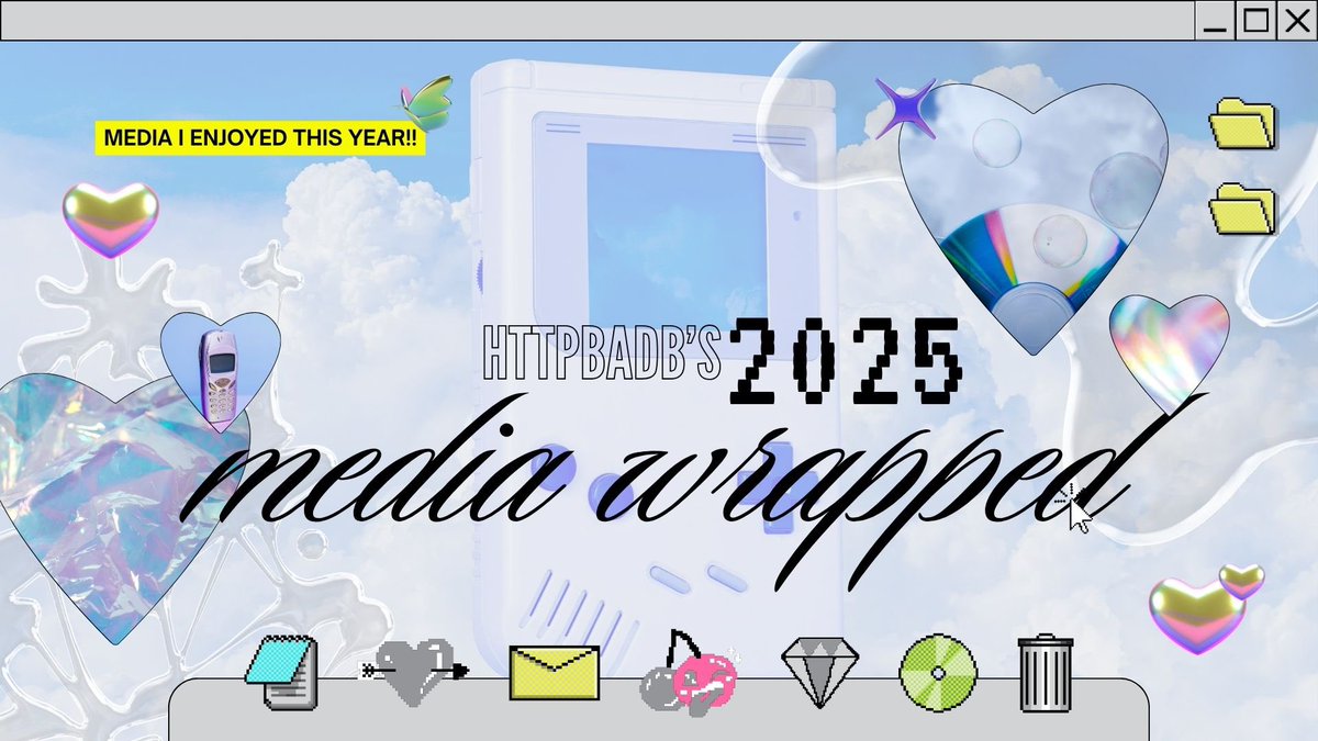 httpbadb's tweet image. my 2025 media wrapped. kinda got carried away in the music section