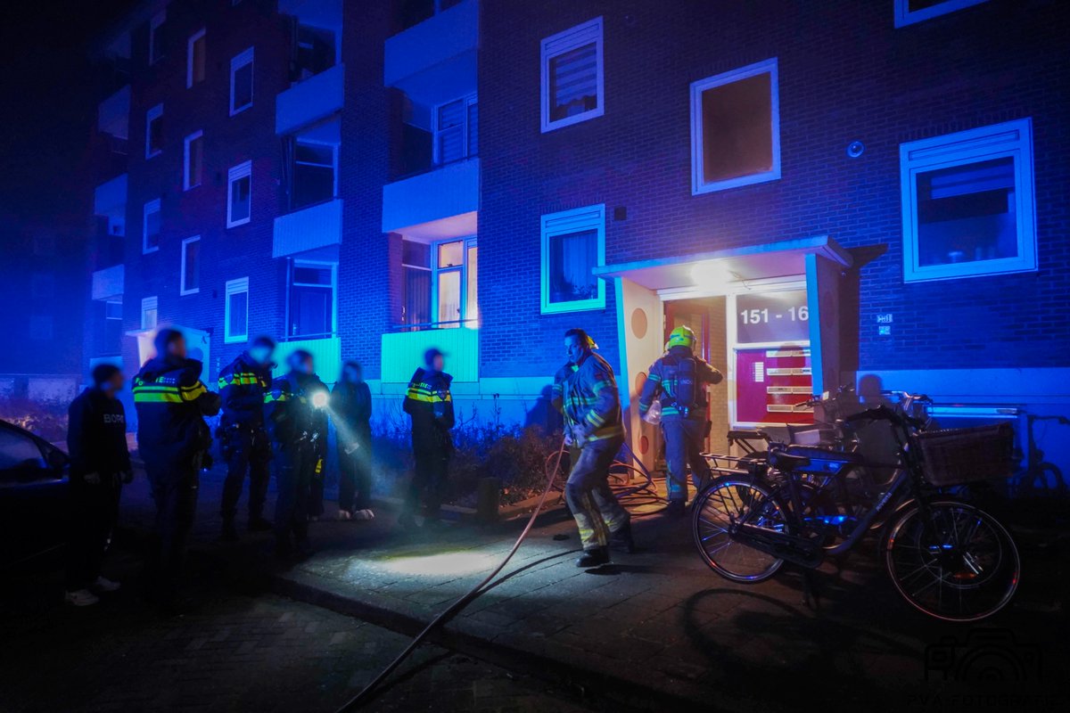 Flinke brand in kelderbox Apeldoorn