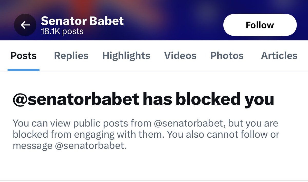 🤔 🤣

No loss. He probably didn’t like some opposing evidence I posted at some point.