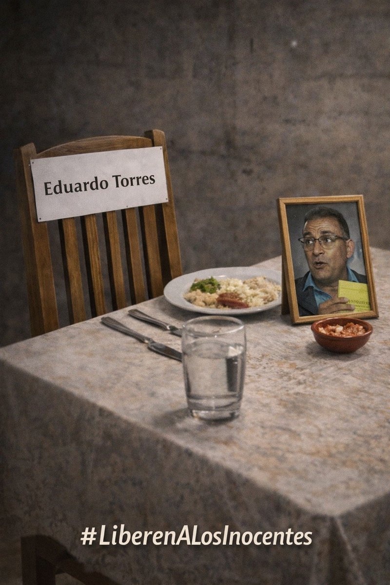 El abogado, activista de <a href="/_Provea/">PROVEA</a> y dirigente sindical de <a href="/apufatucv/">APUFAT</a> Eduardo Torres lo detienen el 5/9/2025 sin que se le haya probado delito alguno. Simplemente se le cobra su activismo por los DDHH. #LiberenALosInocentes #LibertadParaEduardoTorres