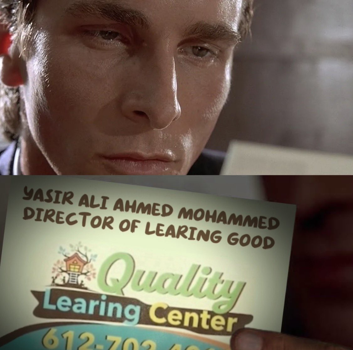 TheOnlyDSC's tweet image. “Look at that subtle off-piss coloring, the tasteful misspelling of learning. Oh my God, it even has a disconnected phone number.”