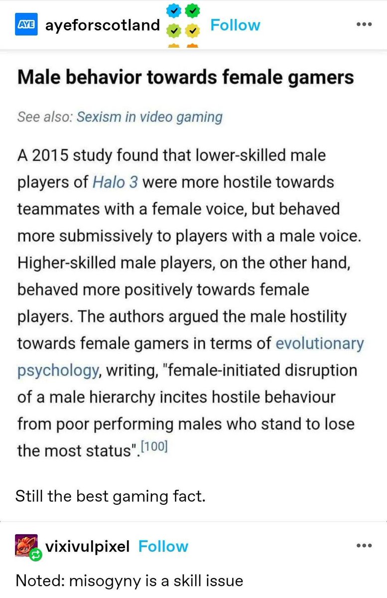 Bigotry is a skill issue