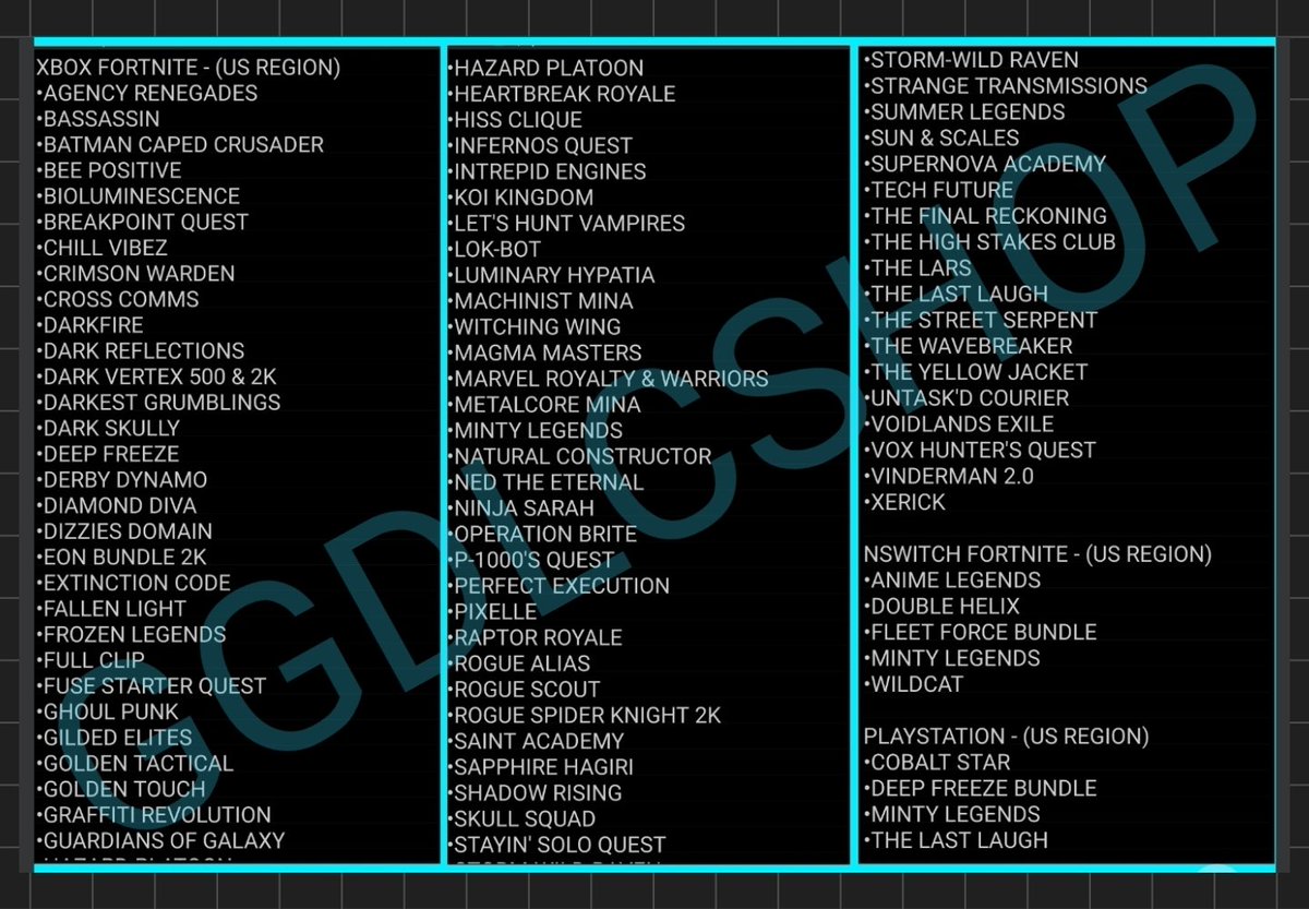 GGDLCSHOP FORTNITE tweet media