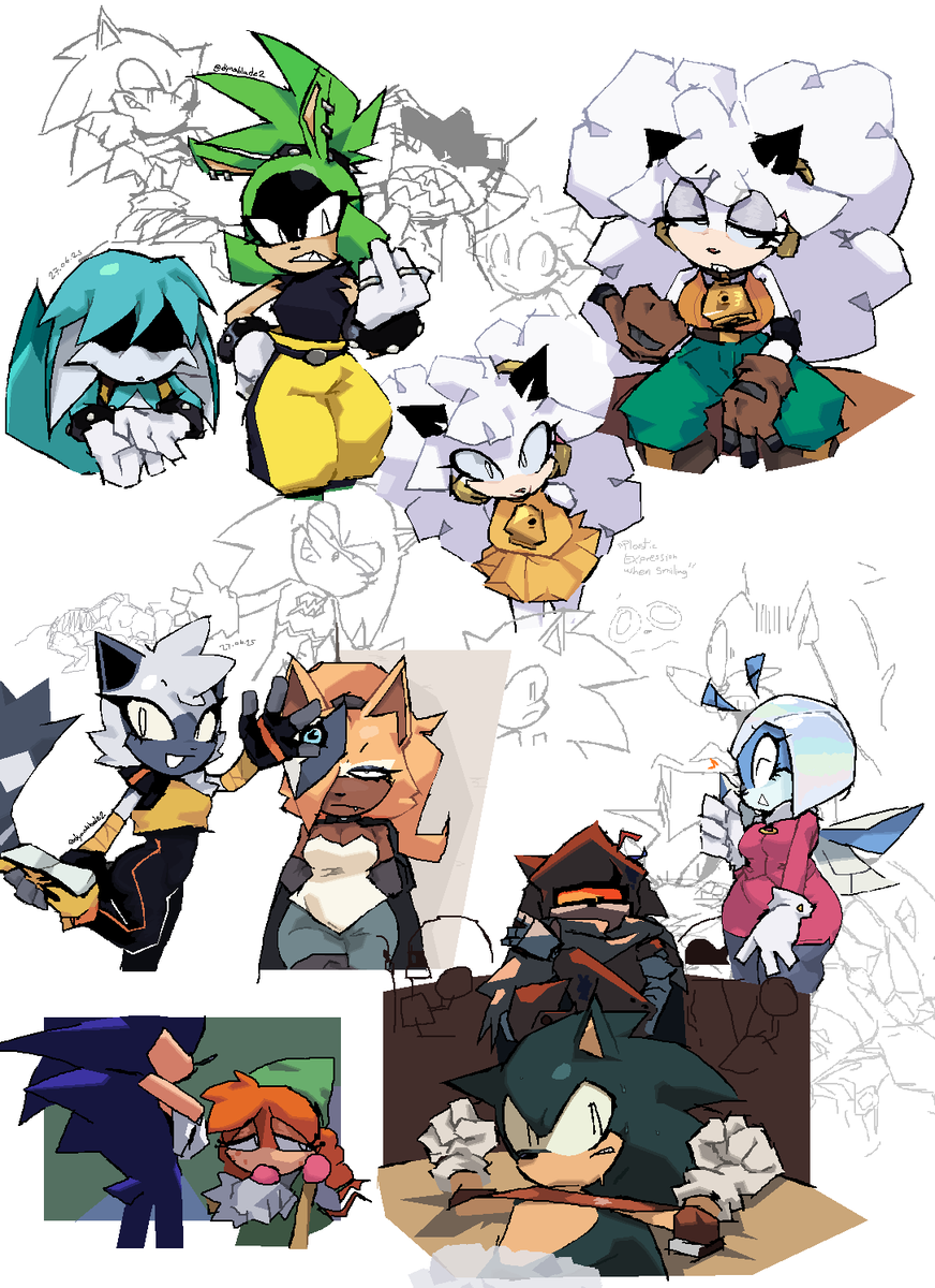 dynablade2's tweet image. other doodle dumps from this year