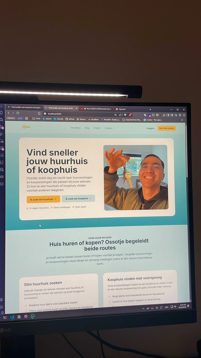 tomdaamn's tweet photo. Built my first app in August.
No users, lots of lessons.
Django + Next.js and a celery scraper.
Now time to polish &amp; actually market it. 👨‍🍳🔥 https://t.co/uwiPBsNGtp