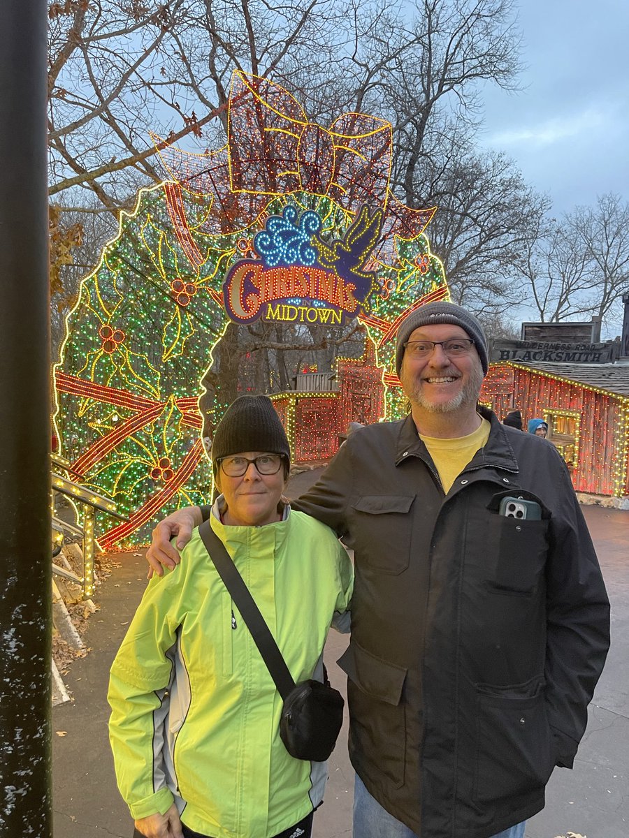 Silver dollar city with one of my besties. Went from 78 to 35 degrees in a few hours