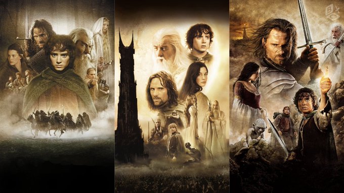 Boxreport's tweet image. As versões estendidas da trilogia 'O Senhor dos Anéis' serão relançadas nos cinemas em 22 de janeiro no Brasil.