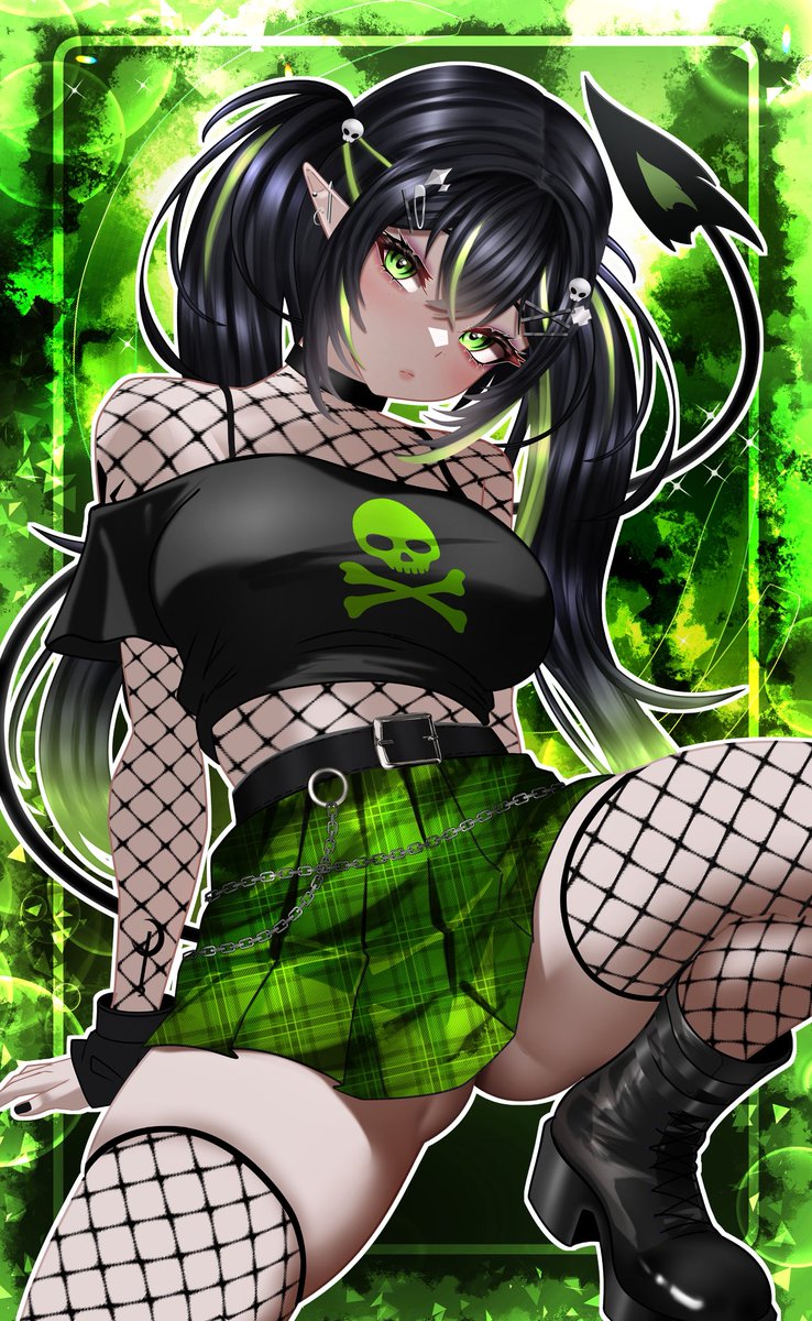 Who said fairy girls can’t also be goth baddies?