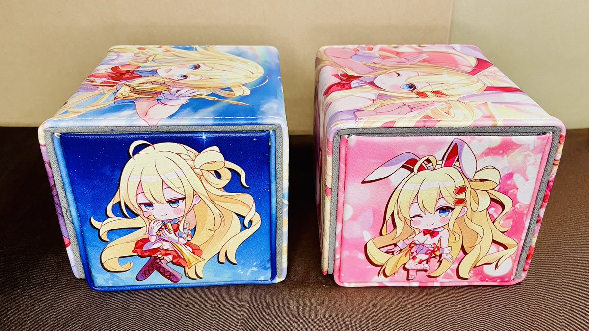 デッキケースの実物です✨ バトスピかゼクスの三重スリーブデッキを