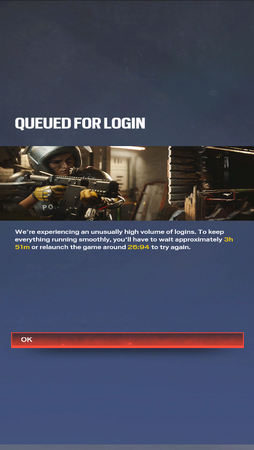 scousjames's tweet photo. #SiegeX #siege Siege has finally done something after 30+ hrs of downtime https://t.co/3ac1kHypSQ