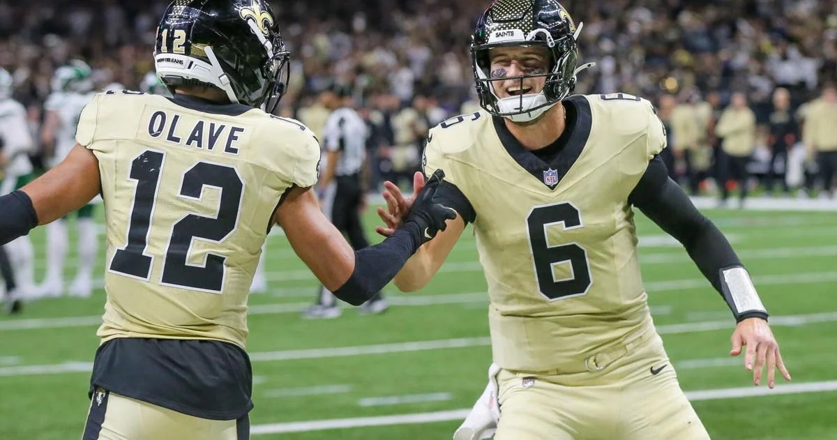 NOSaintsMuse's tweet photo. The NFL needs to do the right thing and give Chris Olave CPOY and Tyler Shough OROY 🫡 https://t.co/EyWbr8km39