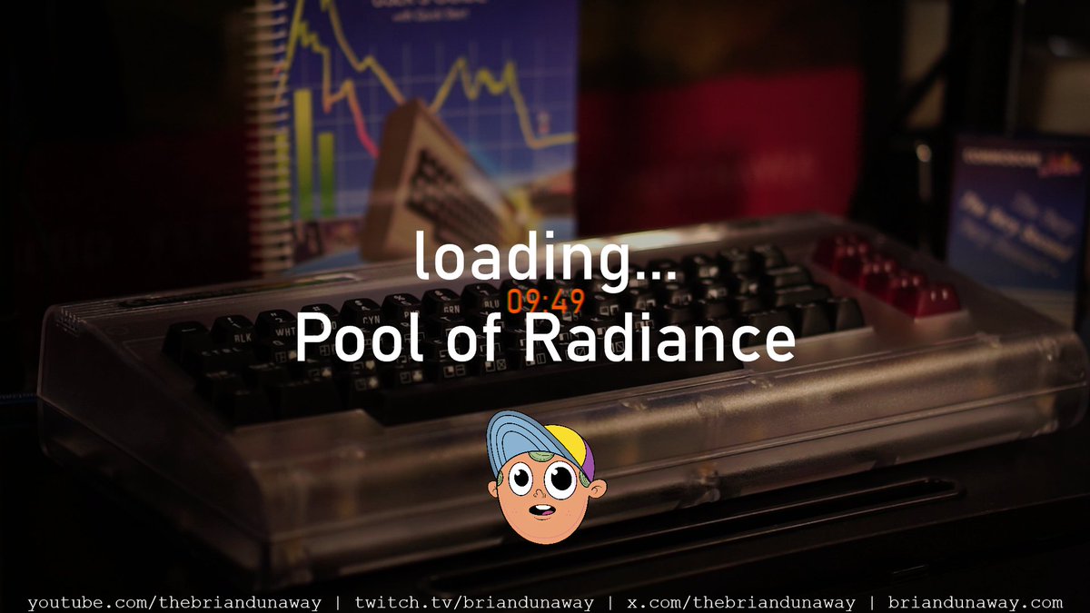 thebriandunaway's tweet photo. Oh hi,
LIVE: Pool Of Radiance (1988) - DOS 6.22 - First Timer.
Lurk or Join the fun
YouTube: https://t.co/Bxg4jxbXs7
Twitch: https://t.co/p8Yk2mRfkN
#retro #retrogaming #DnD #GoldBox #PoolOfRadiance #DOSember https://t.co/X3CRQZJxyu