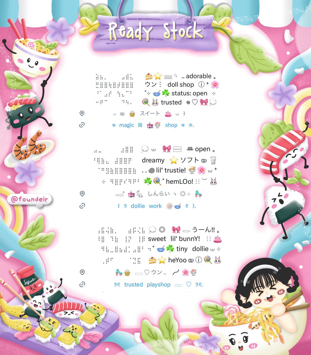 ofKathie's tweet image. ⠀
˚₊ ♡ help retweet? tysm! ֯⊹

𓈄᳸  ౿ ۫ 𓈒 🍭🎀  ⨳  𓊆 haloo sobat imut  . .  💬 ☆ kath bawain ready stOck wording bio rata tengah! bisa dipasang tanpa twitpane, dengan harga  へ ⭐️🥣 𖠗  ꒰ IDR. 9.500 ꒱  യ check ALT for moRe ▷ チェック。☘️👛 ノ

𓄼 𓂋  #zonauang  ⊹
⠀