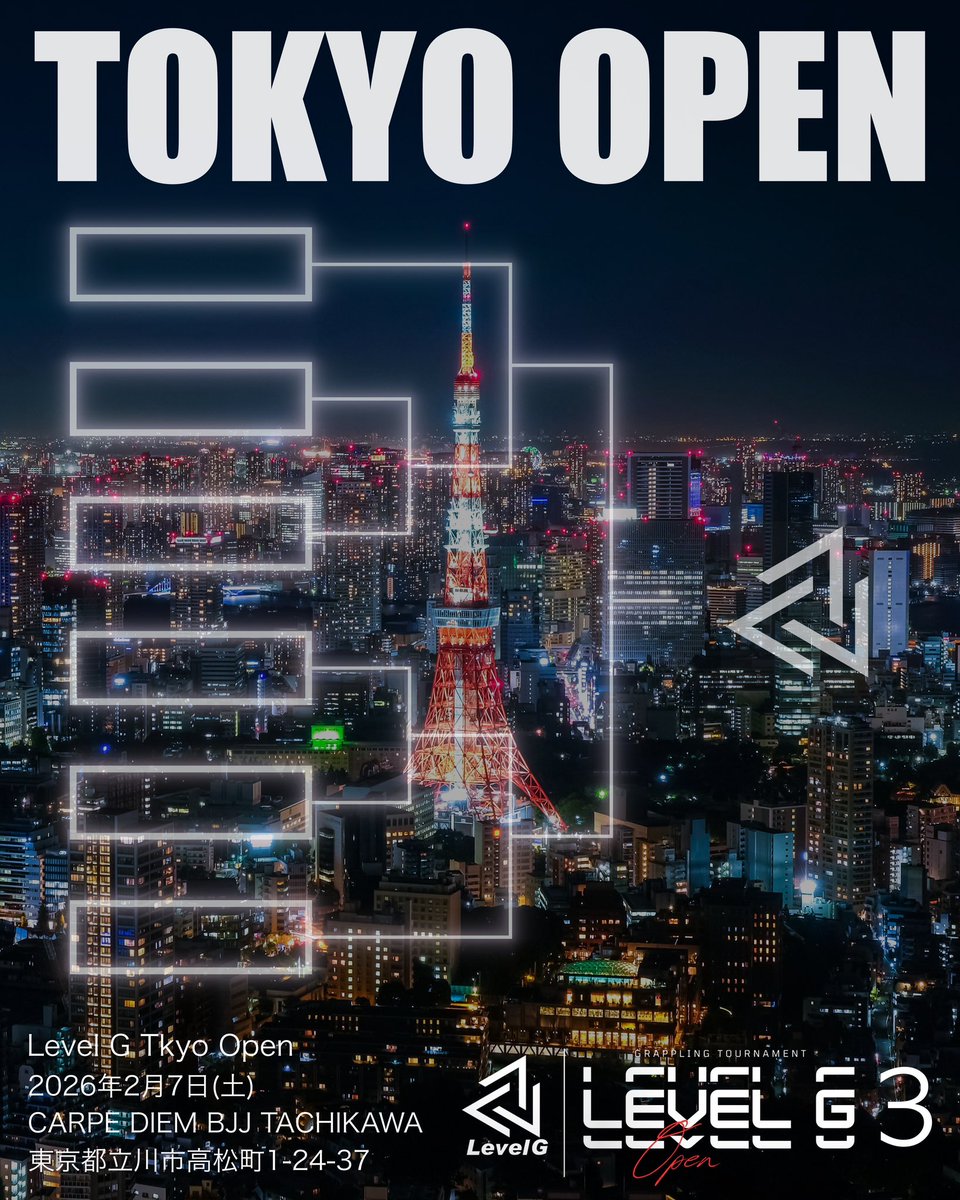 2/7東京オープン一次締切終了まで2日

levelggrappling.com/event/tokyo-op…