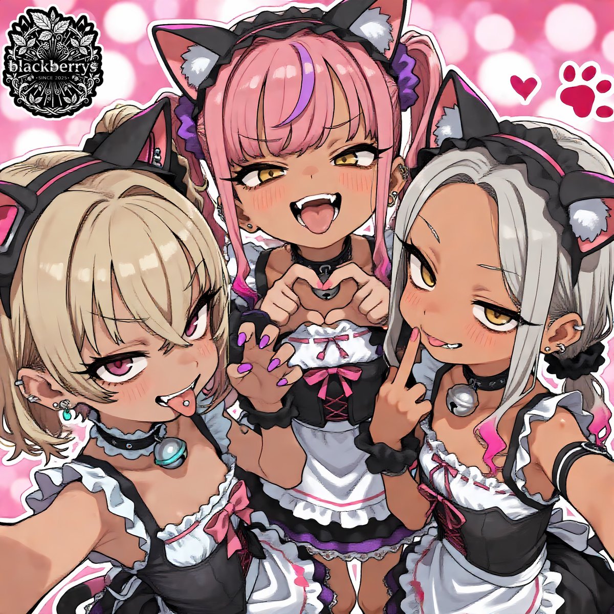 話題沸騰⁉️
期間限定「blackberrys」の猫耳罵倒カフェでは記念ブロマイドが数量限定で販売中！！！
価格は1枚100,000,000円(税別)！！！
みんな買ってね！！！
※購入するまで店から出られません