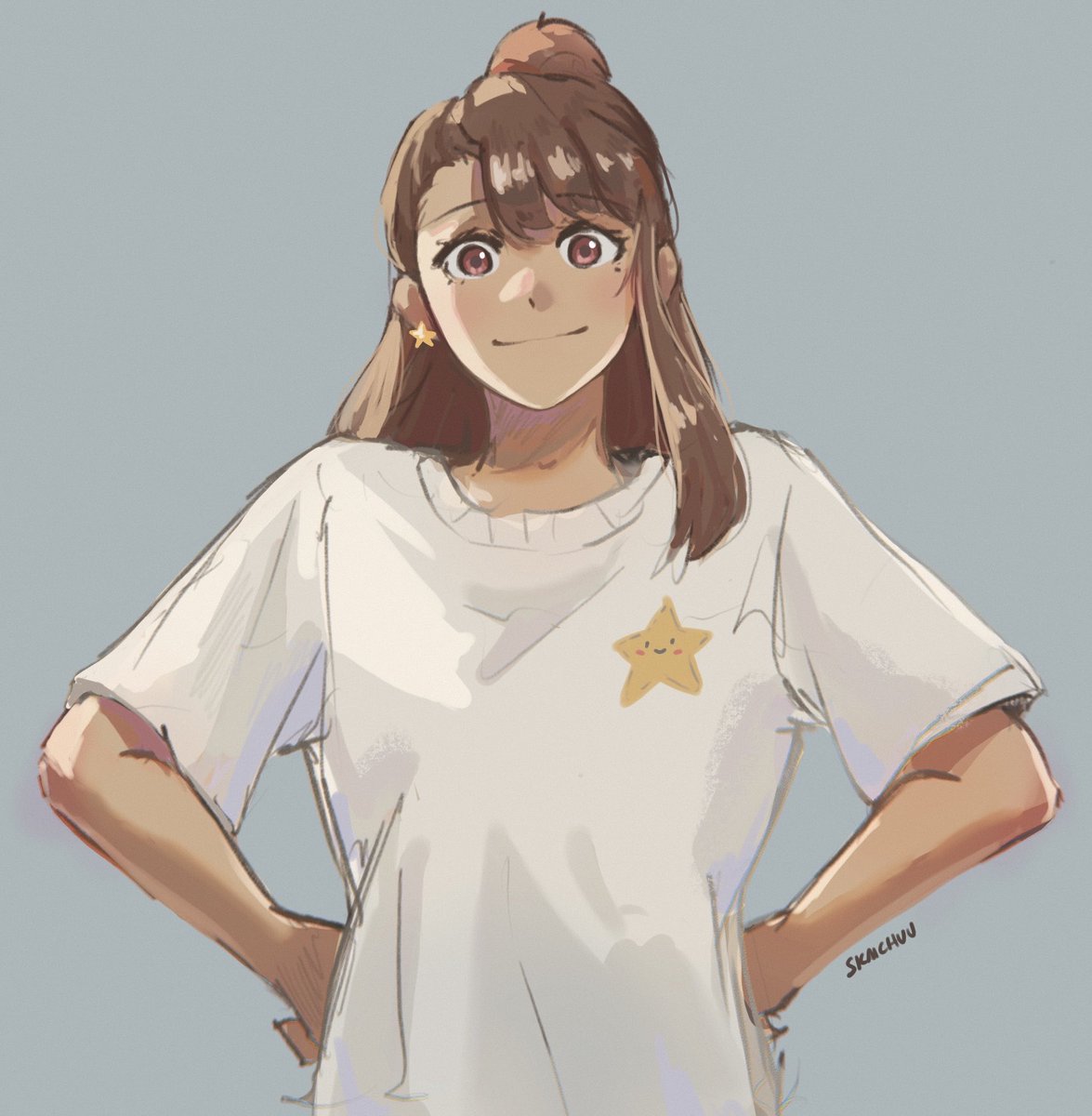 Skaichuu's tweet image. Akko coloured sketch bc I’ve got the art bug lately

#LWA_jp #LittleWitchAcademia