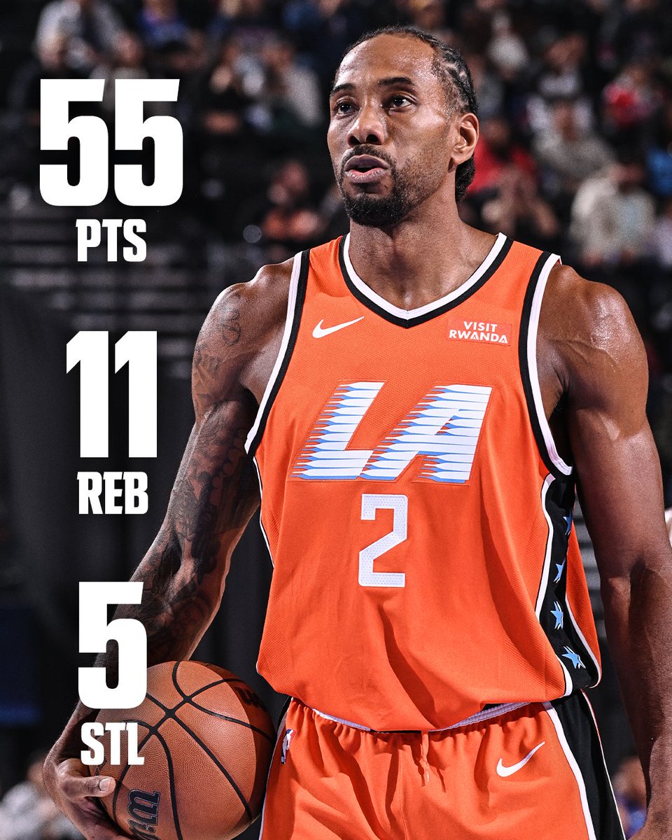 FIRST CAREER 50-PIECE FOR KAWHI LEONARD 🤖🔥 https://t.co/SiCWqbud87