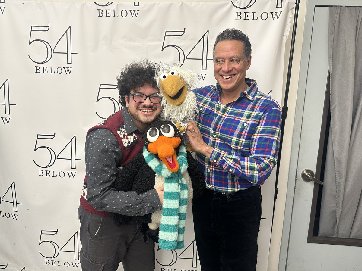 StarmansArt's tweet image. Rankin Bass’ Topper the Penguin appeared at 54 Below tonight!